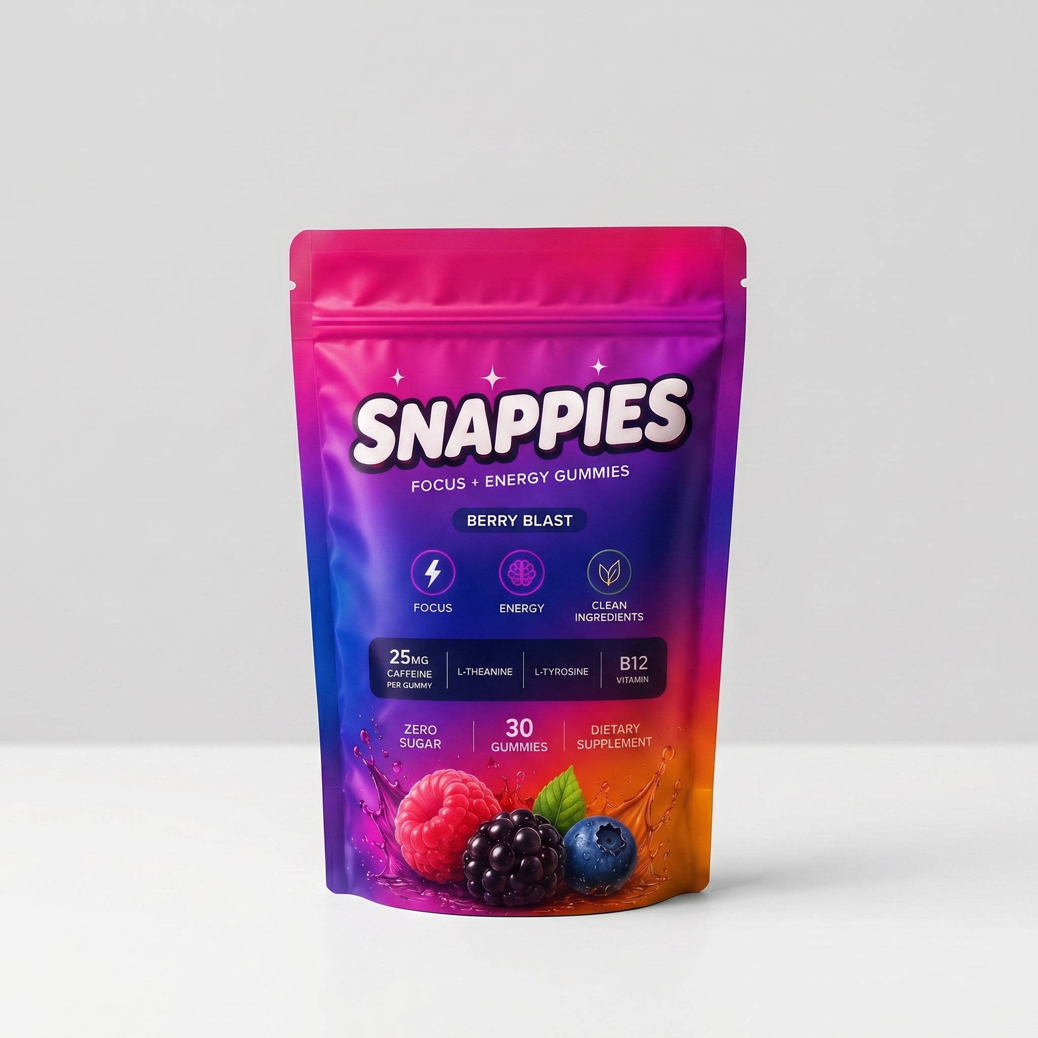 Snappies Focus & Energy Gummies